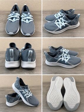 New Balance Dynasoft Women’s Running Sneakers Gray Blue Lightweight Shoes Size10